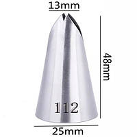 Кондитерська насадка Лист №112