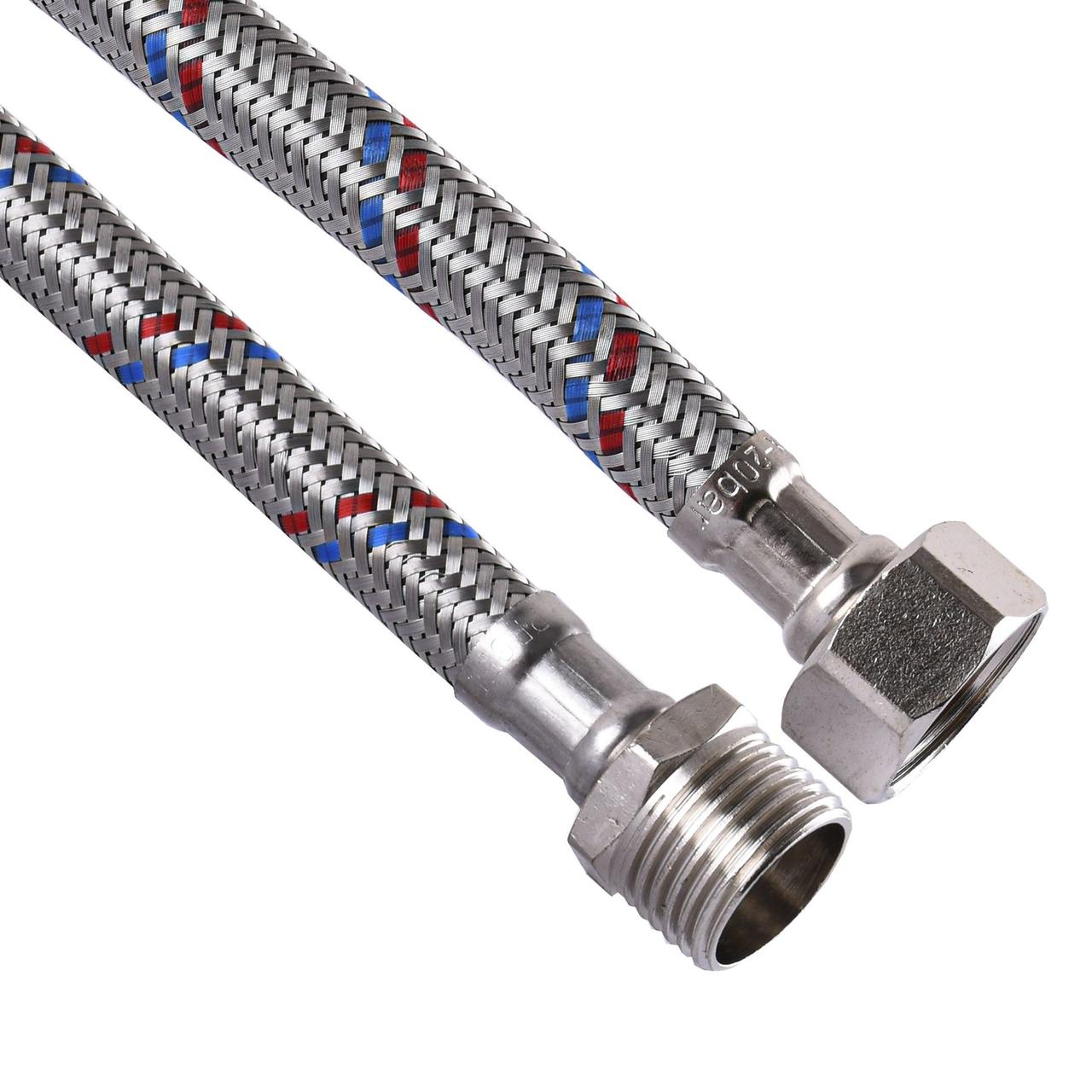 Шланг для води ECO FIX 1/2″x1/2″ (1,5 м) гайка-штуцер (нержавійка) EPDM