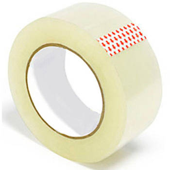 Скотч прозорий пакувальний 48 мм × 200 м 40 мкм