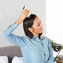 Електричний масажер (Amazon Electric Scalp Massager) для шкіри голови, фото 5
