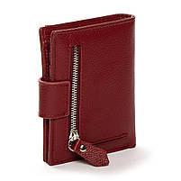 Жіночий шкіряний гаманець DR. BOND WN-23-15 wine-red.Купити гуртом і в роздріб в Україні., фото 4