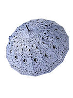 Женский зонт-тростьToprain на 16 спиц с абстрактным принтом, полуавтомат Блакитний