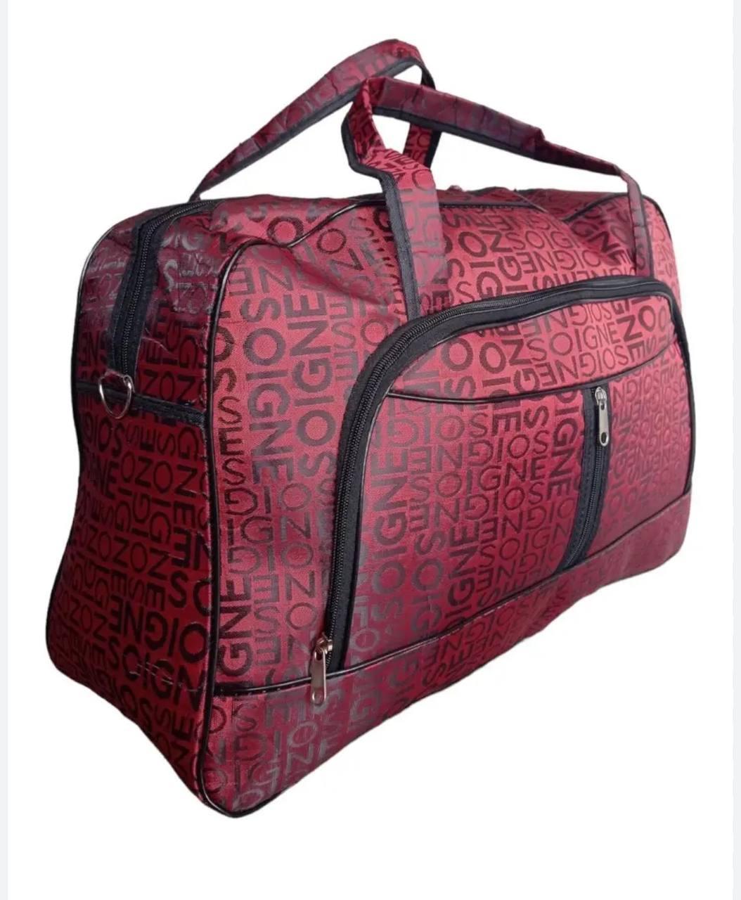 Сумка дорожня розмір 55*32*15 см червона