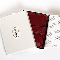 Жіночий шкіряний гаманець DR. BOND   WN-23-11 wine-red.Купити гуртом і в роздріб в Україні., фото 6