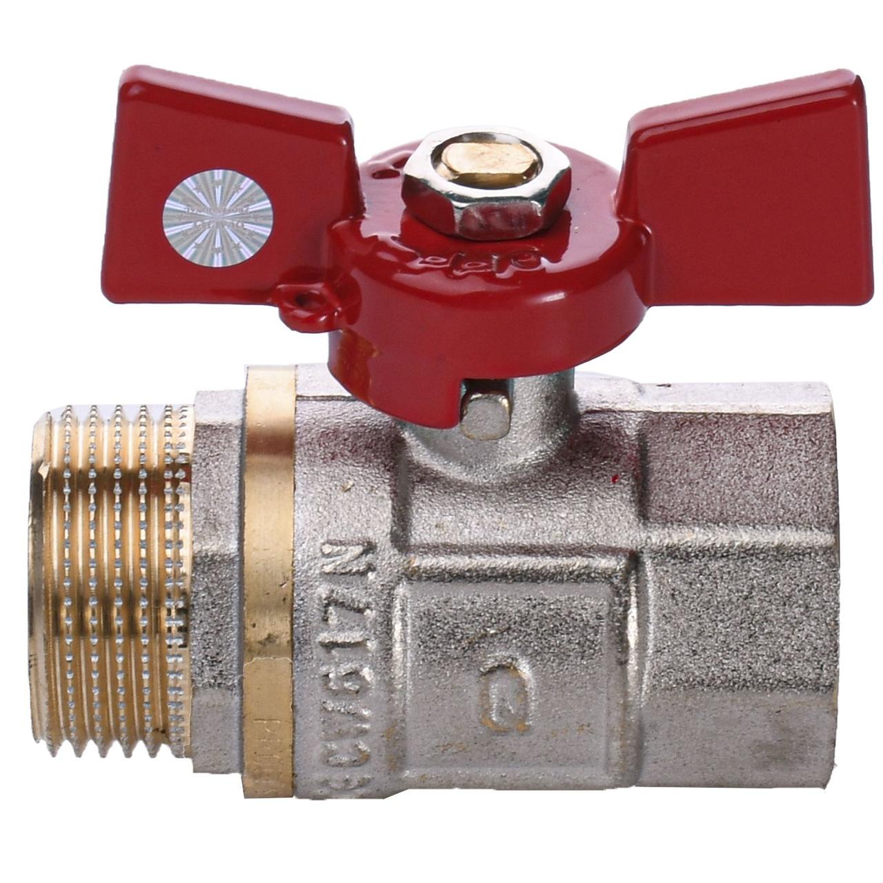 Кран кульовий для води Q PROFESSIONAL 1″ PN 40 внутрішній-зовнішній QP152, фото 1