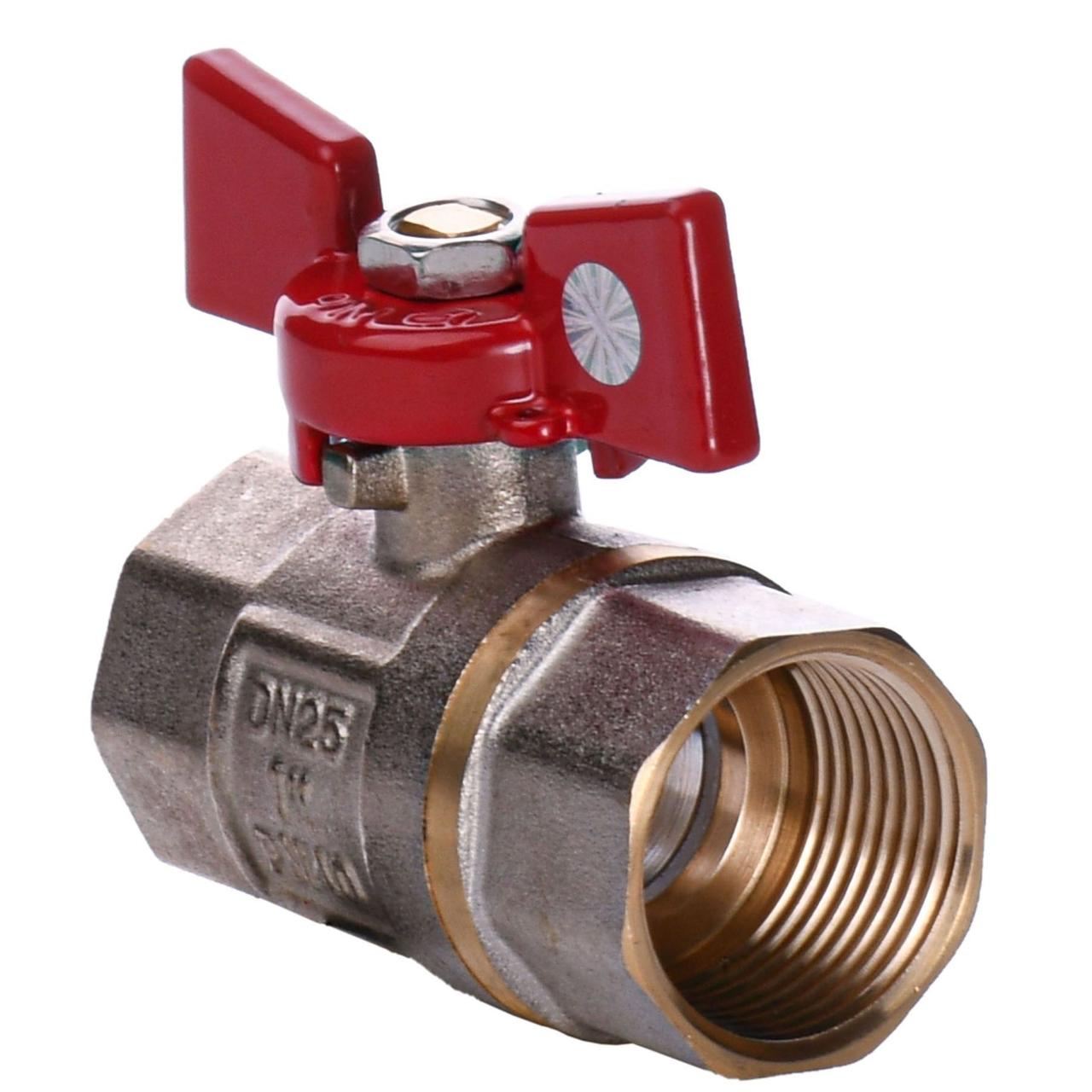 Кран кульовий для води Q PROFESSIONAL DN 1" (PN 40) внутрішній-внутрішній QP151, фото 1