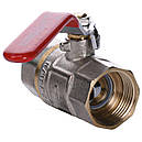 Кран кульовий для води Q PROFESSIONAL DN 1" (PN 40) внутрішній-внутрішній QP151, фото 3