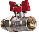 Кран кульовий прямий з американкою WATERVALVE 1/2″ PN 30 внутрішній-зовнішній NV-V123, фото 3