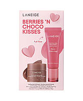 Набір для губ Laneige бальзам для губ Berry Lip Glowy Balm та маска для губ Chocolate Lip Sleeping