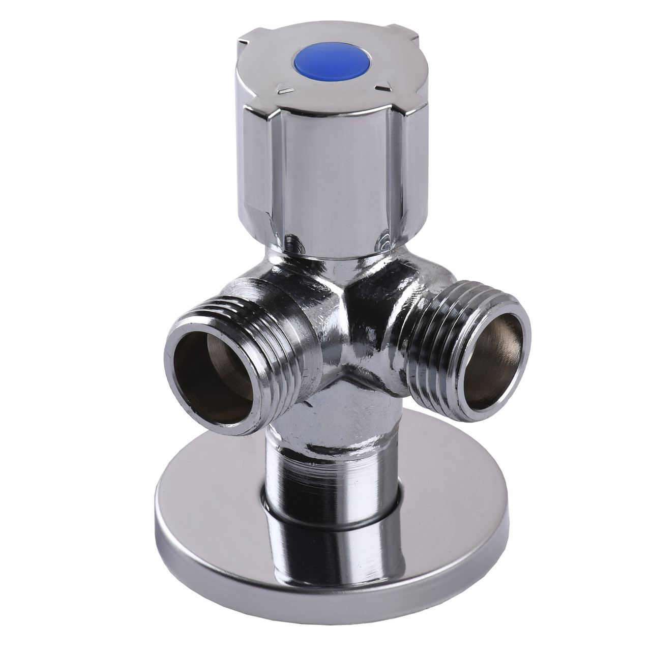 Кран кульовий подвійний SELBA 1/2 "x1/2 "x1/2" для підключення сантехприладів (Німеччина) SL1588