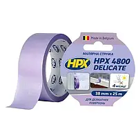 Малярна стрічка HPX 4800 Delicate 38мм*25м для делікатних поверхонь