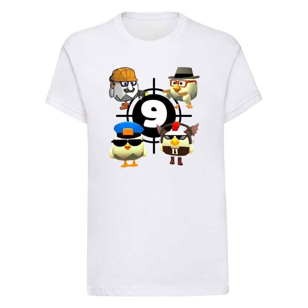 Футболка з принтом Chicken Gun - 9 років, фото 1