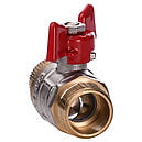 Кран кульовий для води Q PROFESSIONAL DN 3/4" (PN 40) зовнішній-зовнішній Q153, фото 4