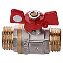 Кран кульовий для води Q PROFESSIONAL DN 3/4" (PN 40) зовнішній-зовнішній Q153, фото 5