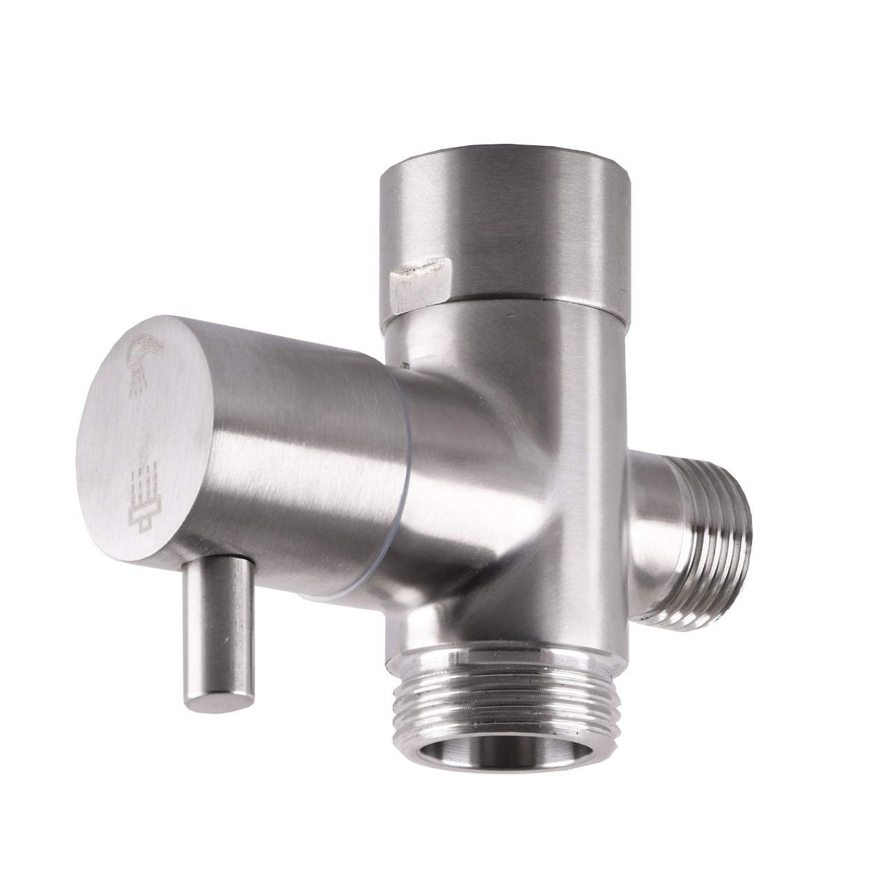 Кран <unk> Ранок Globus Lux 1"x1/2"x1" євро перемикач (неіржавка сталь) NMV-108