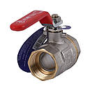 Кран кульовий для води SOLOMON DN 1" (PN 40) внутрішній-внутрішній В1001, фото 3