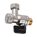 Кран з накидною гайкою кутовий ARCO 3/4″ ВН PN40 для котла (з фільтром) 150824, фото 3