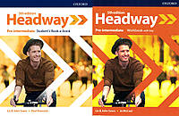 Headway Pre-intermediate комплект Student's Book + Workbook (книга и рабочая тетрадь) 5th ed