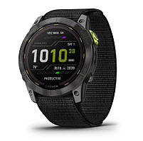 Смарт-годинник Garmin Enduro 2 Sapphire Carbon Gray DLC Titanium with Black UltraFit Nylon Strap