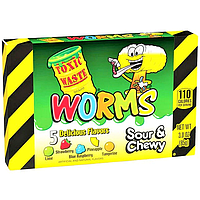 Toxic Waste Worms Sour & Chewy Candy 85g