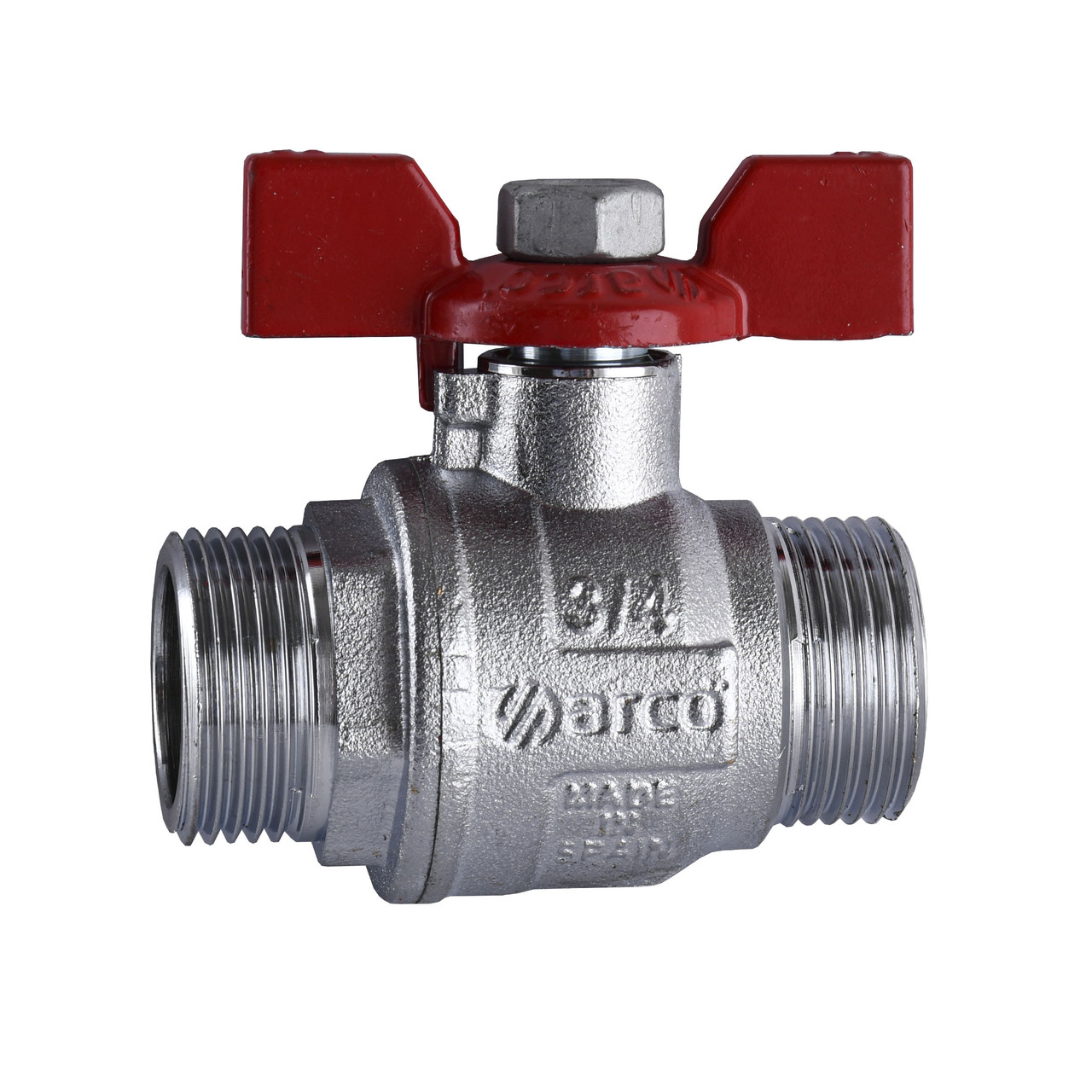 Кран кульовий для води ARCO TURIA DN 3/4" (PN 40) зовнішній-зовнішній (Іспанія) 0114008, фото 1