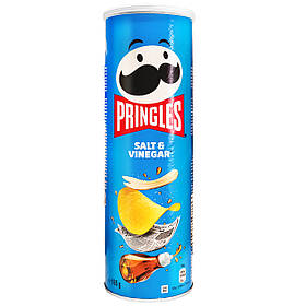 Чіпси, Снеки Прінглс Pringles 165g , 165г Salt & Vinegar Сіль та оцет