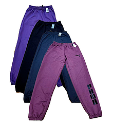Спортивні трикотажні штани для дівчаток (р-ри: 40-48) D408-6 (в уп. один колiр) весна-осінь. вир-во Україна.