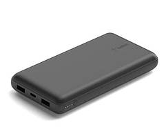 Універсальна мобільна батарея Belkin 20000мА·год, 15Вт, 2хUSB-A/USB-C (BPB012BTBK)