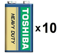 Батарейки Toshiba Krona 9v сольова 10 шт/уп