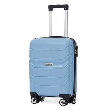 Дорожня Валіза на колесах для подорожей Semi Line 20" (S) Blue (T5616-1) Польща