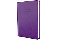 Дневник А5 PRINCIPE датирован 2024 страниц 336 Сиреневый (21690-12)