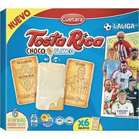 Печенье Cuetara Tosta Rica Choco Blanco Laliga 220г