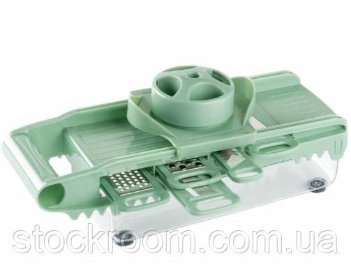 Ручна багатофункціональна овочерізка 5в1 Ernesto HG05556A green
