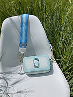 Жіноча сумка з еко шкіри Marc Jacobs The Snapshot Summer Blue