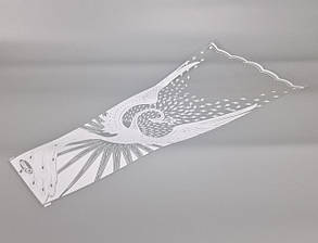 Упаковка конус під квіти h80/14низ/38верх(100 шт.) візерунок 182 (4) (100 шт)