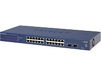 Комутатор Netgear GS724T-400EUS 24xGE, 2xSFP, L2+