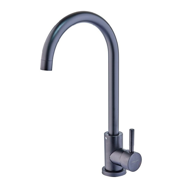 Змішувач для кухні з нержавіючої сталі чорний CHAMPION SUS-011 BLACK