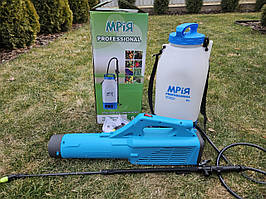 Комплект акумуляторний обприскувач, електрообприскувач Мрія 9л та турбо насадка Мрія 12В