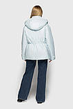 Весняна куртка на дівчинку Грейс блакитний у розмірах 134-164, фото 6