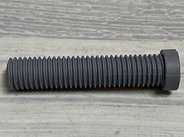 Болт, гвинт, пластикова втулка для євросифона для кухонної мийки (сіра). Євроболт, єврогвинт, євровтулка