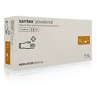 SANTEX® POWDERED рукавички латексні оглядові, нестерильні припудрені