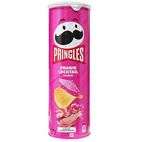 Чіпси, Снеки Прінглс Pringles 165g , 165г Prawn Coctail зі смаком креветок