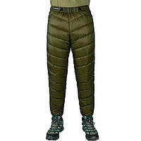 Мужские пуховые штаны самосбросы 3/4 ROCK FRONT Fast&Light Winter S, Оливковый