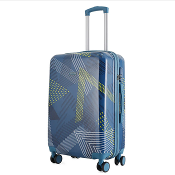 Дорожня Валіза на колесах для подорожей Semi Line 24" (M) Blue Pattern (T5652-2) Польща