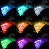 Підсвітка автомобільна LED RGB Automobile Atmosphere Lamp 8097, з мікрофоном, фото 4