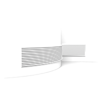 Стеновая 3D панель гибкая Orac Decor W108F ZIGZAG