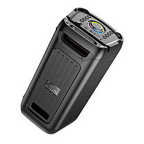 Портативна Bluetooth-колонка HOCO Danny HA6 з мікрофоном, чорна, фото 3