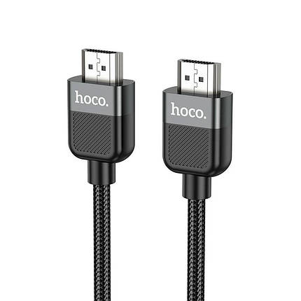 Кабель HOCO Cutting-edge US09 з HDMI на HDMI 4K, 3 м, чорний, фото 1