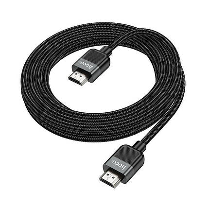 Кабель HOCO Cutting-edge US09 з HDMI на HDMI 4K, 3 м, чорний, фото 4