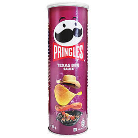 Чіпси, Снеки Прінглс Pringles 165g , 165г Texas BBQ Барбекю по техаському